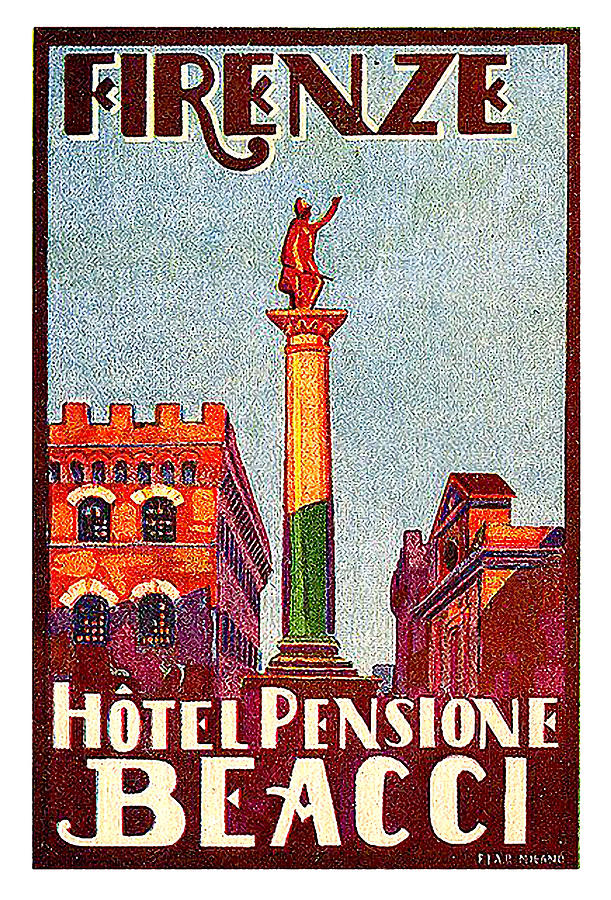 Florence, Italy, Hotel resort Painting by Long Shot