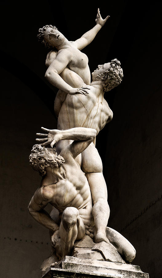 Florence - rape of the sabine women Photograph by Weston Westmoreland