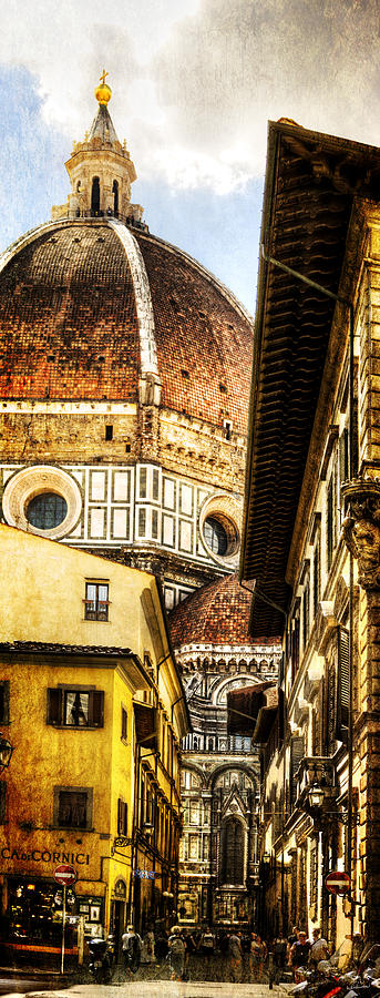 Florence - the duomo emerges Photograph by Weston Westmoreland