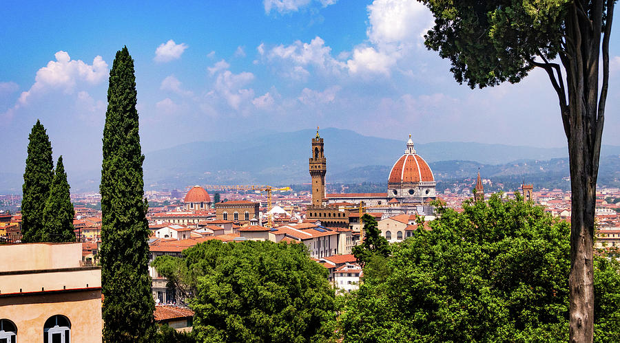 Florence View from Bardini Gardens Photograph by Carolyn Derstine