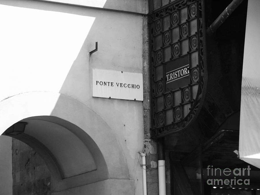 Florence_2 / Ponte Vecchio Photograph by Karina Plachetka