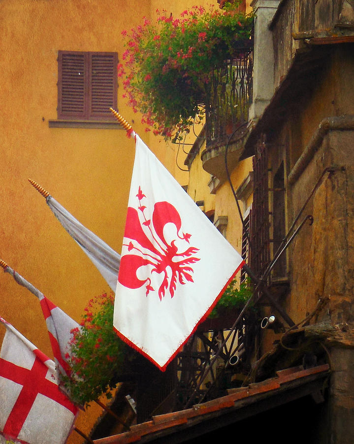 Florentine Flag Photograph by Valerie Reeves