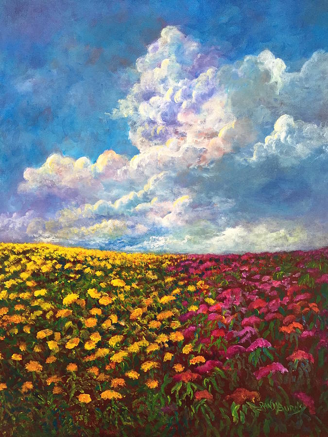 Flores De Mexico Painting by Rand Burns