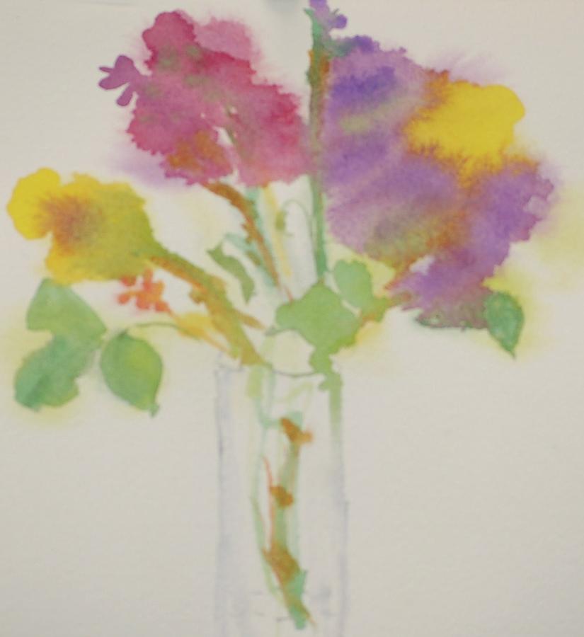 Flower Painting - Flores  by Francesca Downs