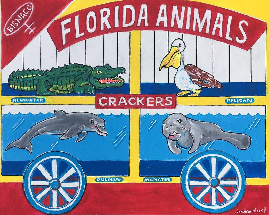Florida Animal Crackers Painting by Jonathan Morrill
