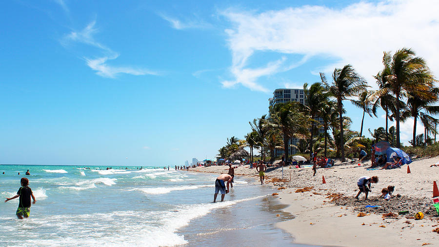 Florida Beach Day Photograph by Audrey Robillard