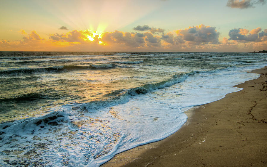 Florida Beach Sunrise Photograph by R Scott Duncan