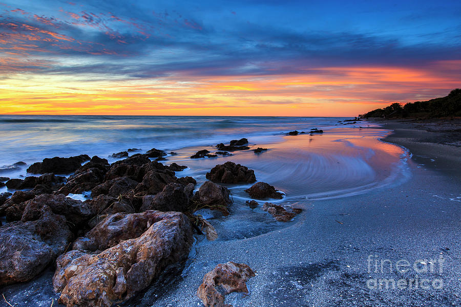 Florida Beach Sunset 3 Photograph by Ben Graham