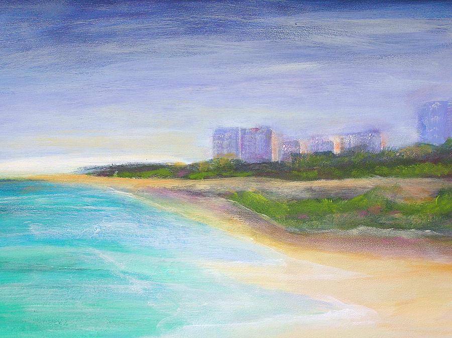 Florida coastline Painting by Patricia Piffath