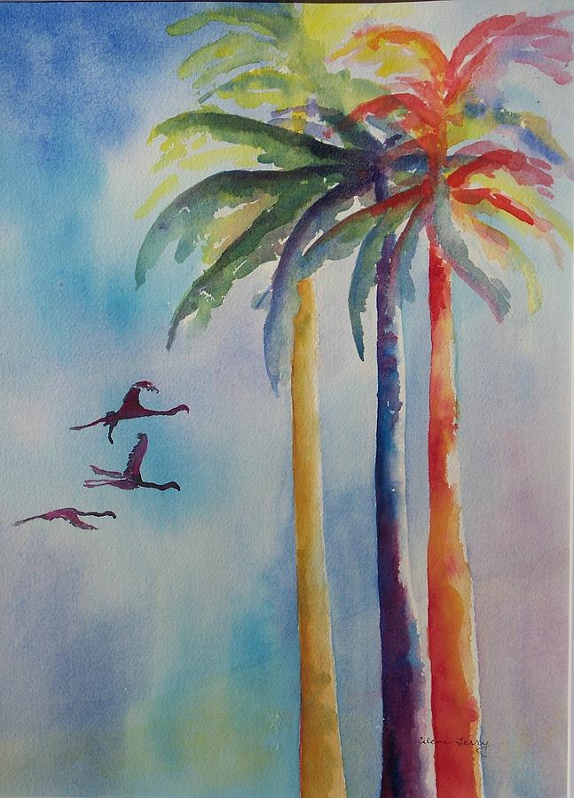 Florida Color Painting by Celene Terry