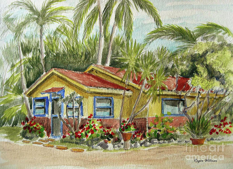 Florida Cottage Painting by Roger Witmer