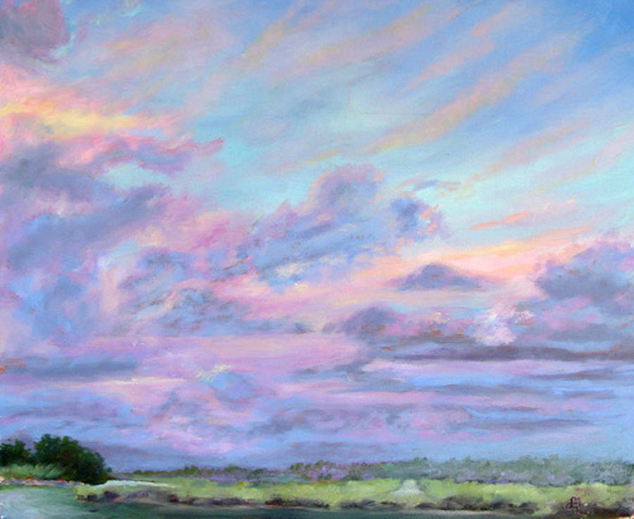 Florida Painting - Florida Flats by Diane Martens Florida Painting - Florida Flats by Diane Martens