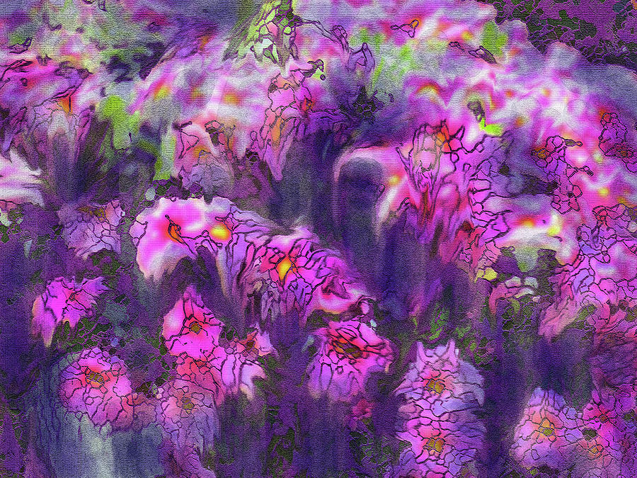 Florida Flowers Digital Art by Ian  MacDonald