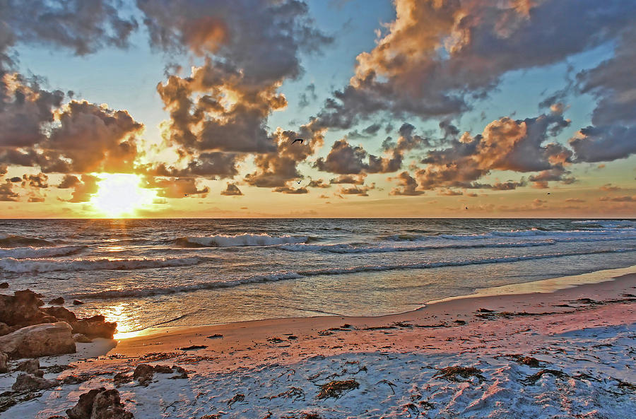 Florida Gulf Coast Sunset Photograph By Hh Photography Of Florida