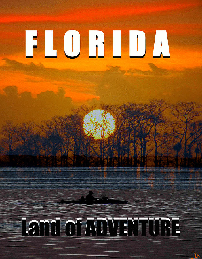 Florida land of Adventure Photograph by David Lee Thompson