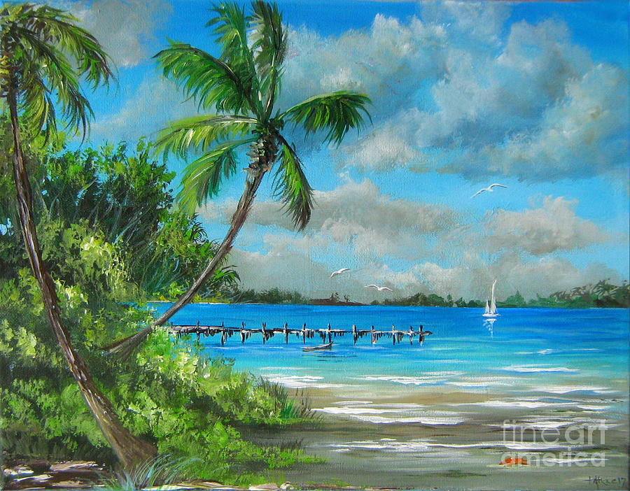 Florida Landscape Painting by Bella Apollonia