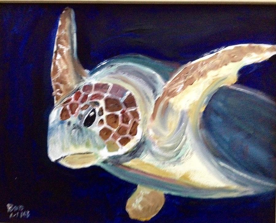 Florida Sea turtle Painting by Meredith Jones - Fine Art America