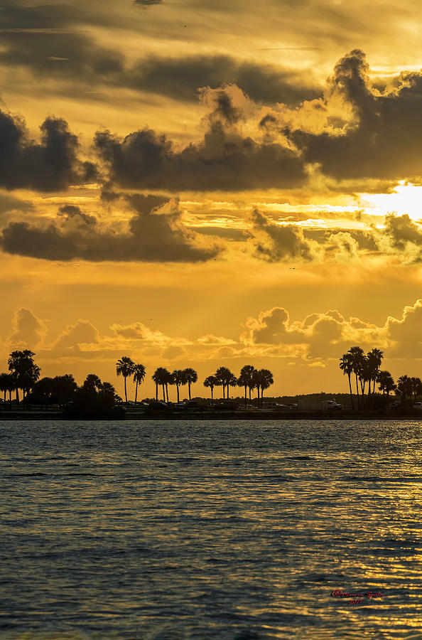 Sunset Photograph - Florida Sunset-1 by Marvin Spates