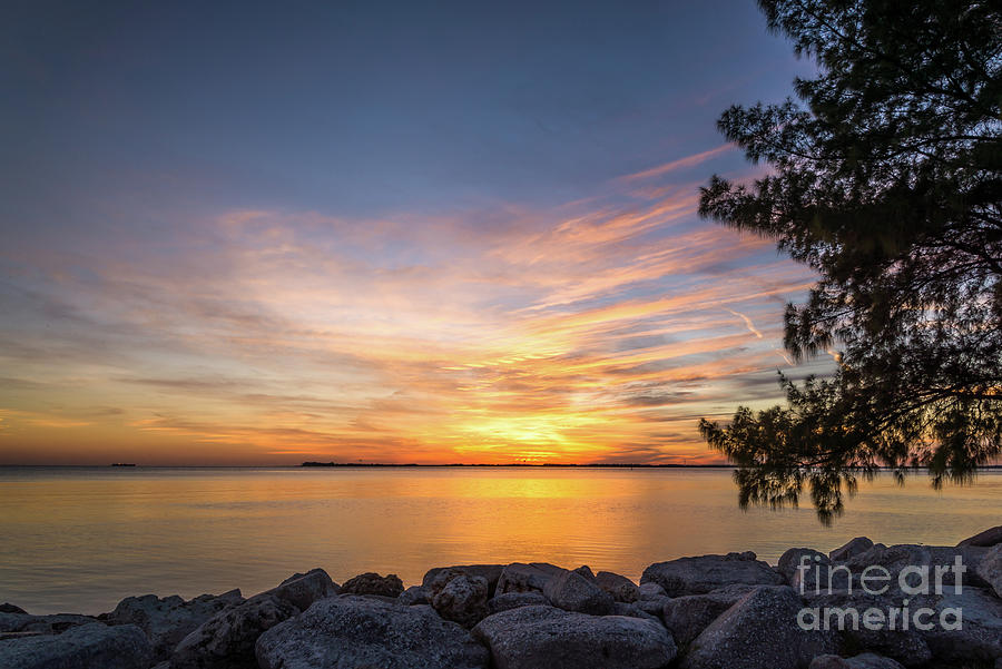 Florida sunset #3 Photograph by Paul Quinn