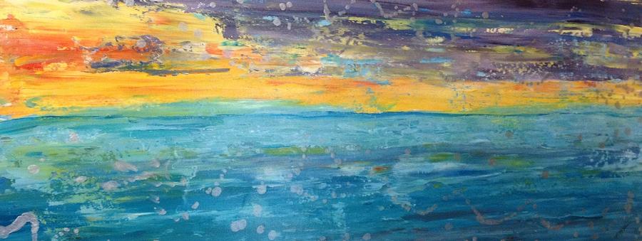 Florida Sunset Painting by MiMi Stirn