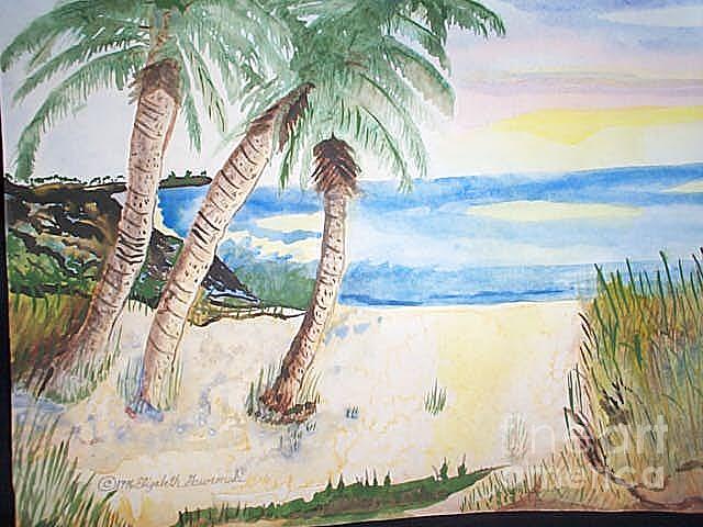 Summer Painting - Florida Sunshine by Elizabeth A Gawronski