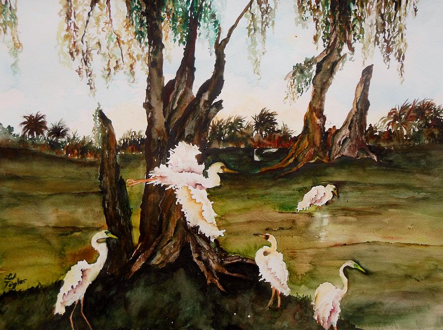 Florida Wild Painting by Lil Taylor