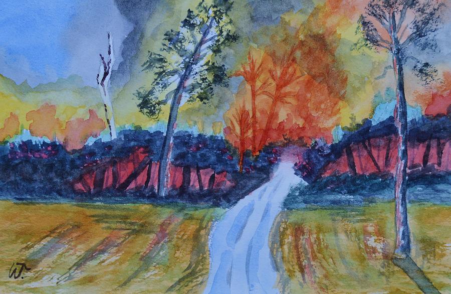 Florida Wildfires Painting by Warren Thompson