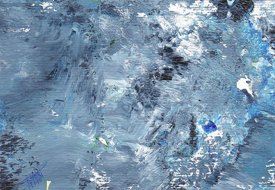 Abstract Painting - Flotsam by Maura Satchell Abstract Painting - Flotsam by Maura Satchell