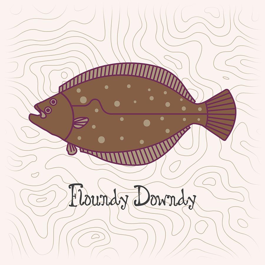Floundy Downdy Digital Art by Kevin Putman