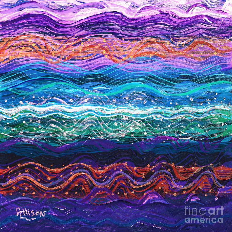 Flow  Painting by Allison Constantino