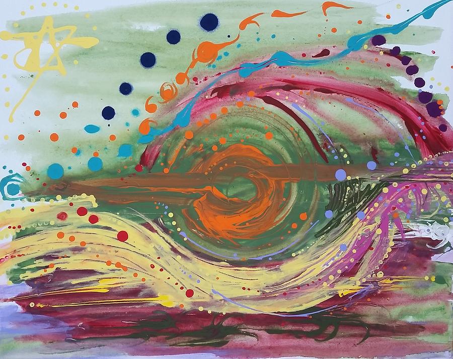Energy Painting - Flow by Beth Dryer