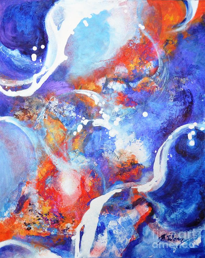 Flow Painting by Betty M M Wong