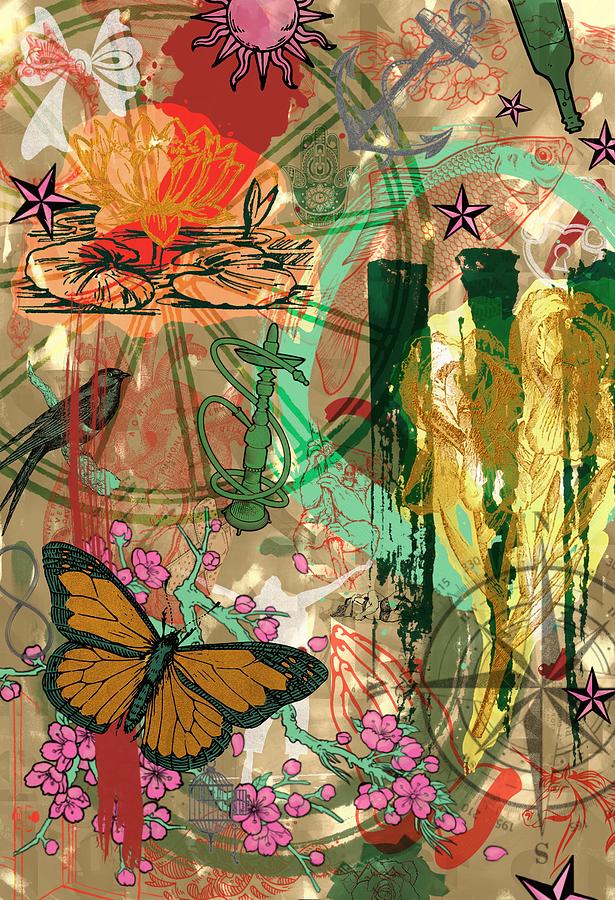 Sun Digital Art - Flow by Sarah Fisher Sun Digital Art - Flow by Sarah Fisher