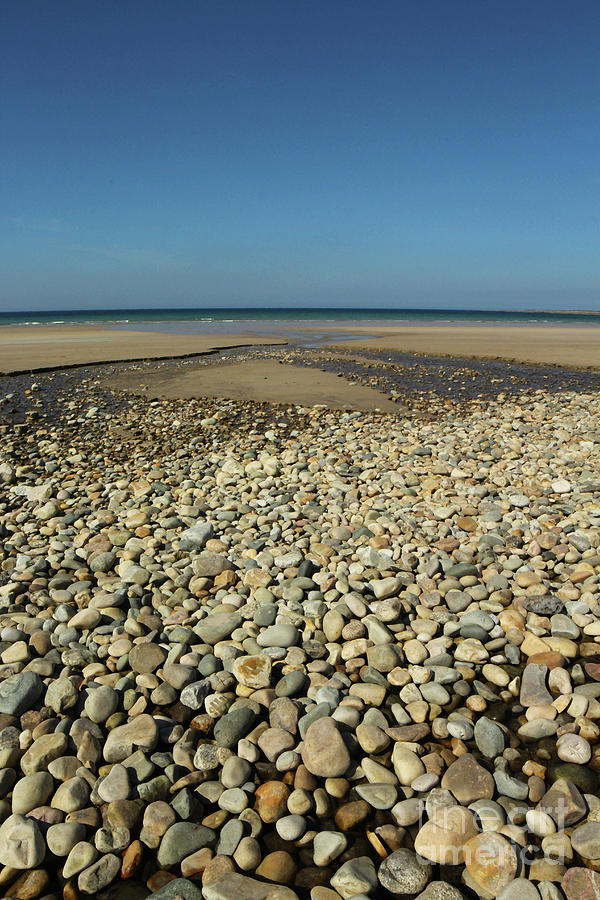 Pebbles on the Beach Portsalon Donegal Ireland Photograph by Eddie Barron