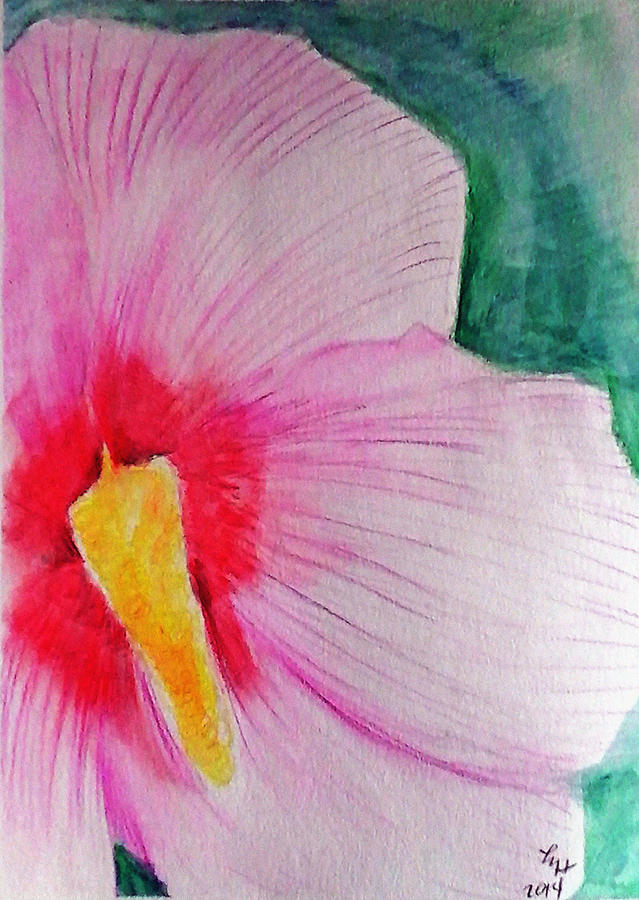 Flower 45 Painting by Loretta Nash