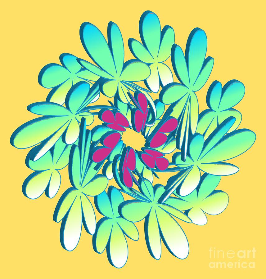 FLOWER 91417 - Abstract Art Print - Fantasy - Digital Art - Fine Art Print - Flower Print by Ron Labryzz FLOWER 91417 - Abstract Art Print - Fantasy - Digital Art - Fine Art Print - Flower Print by Ron Labryzz