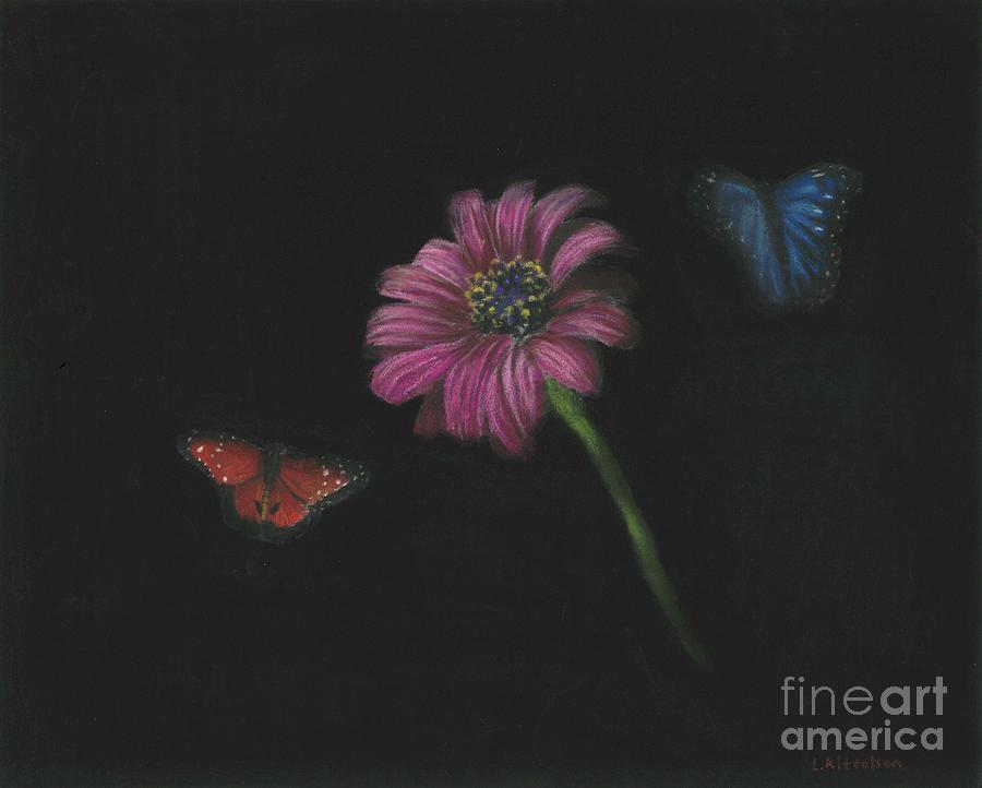 Flower And Butterflys Drawing