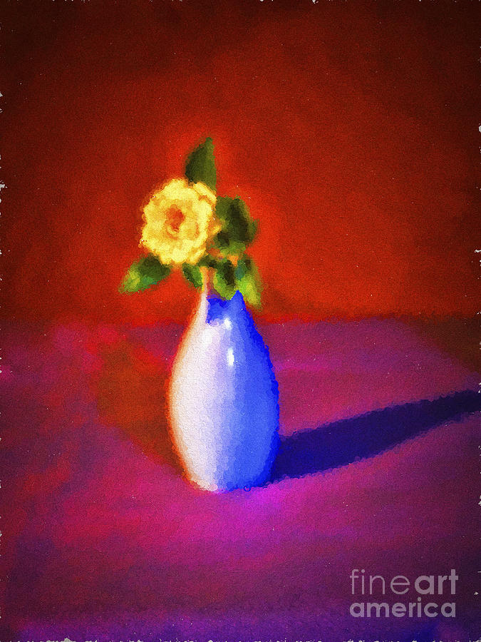 Flower and Vase  ... Photograph by Chuck Caramella