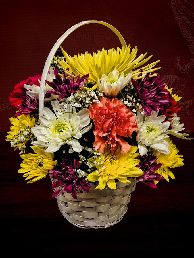 Flower Basket Photograph