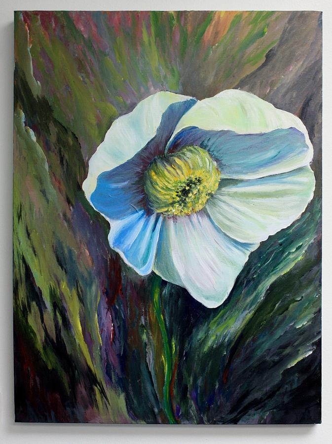 Flower bloom Painting by Georgia Pistolis