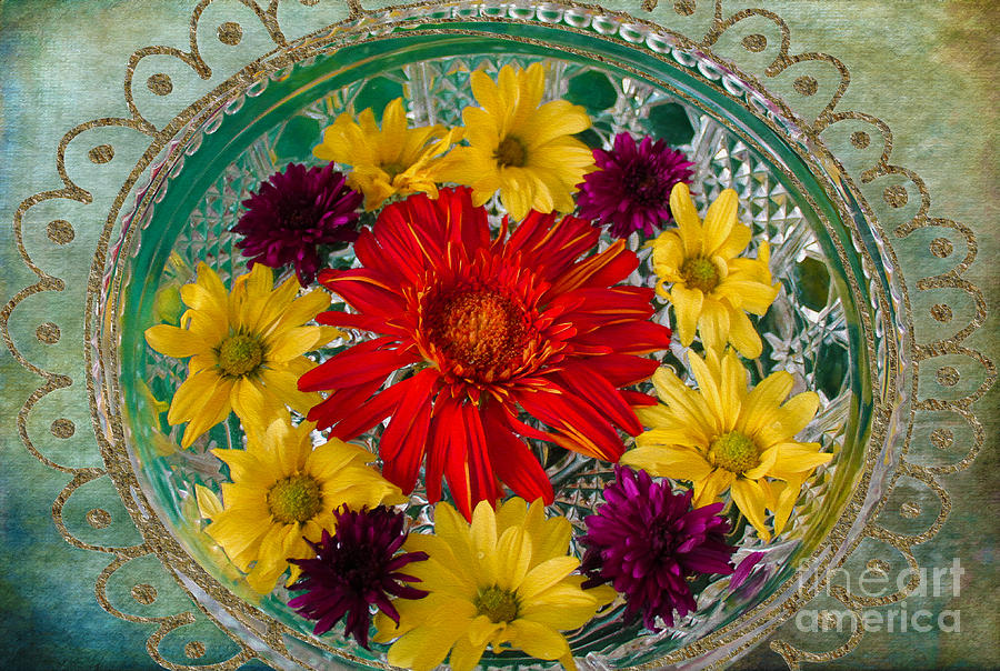 Flower Bowl Beckoning Photograph by Nina Silver