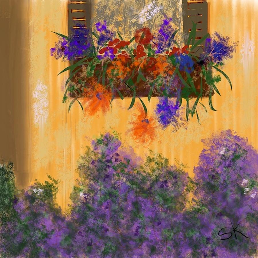 Flower Box Digital Art by Sherry Killam
