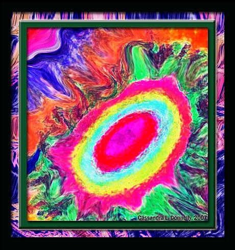 Flower Digital Art - Flower Burst by Cassandra Donnelly Flower Digital Art - Flower Burst by Cassandra Donnelly