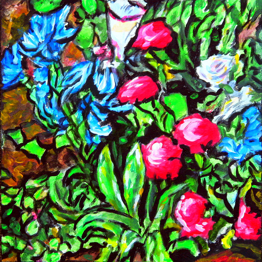 Flower Painting - Flower Culture 299 by Laura Heggestad