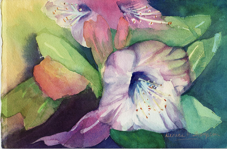 Flower Painting by Denice Palanuk Wilson
