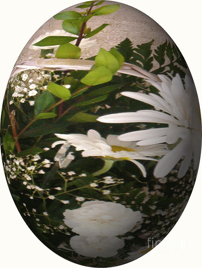Flower Egg Digital Art by Charles Robinson