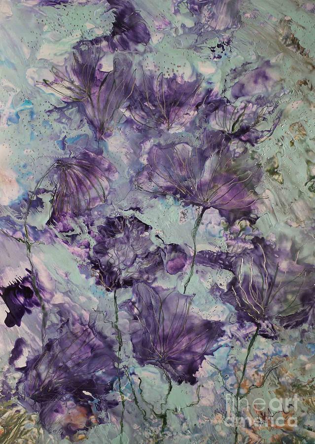 Flower Essences 1 Painting by Heather Hennick