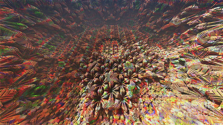 Flower Factory Floor Digital Art by Jon Munson II