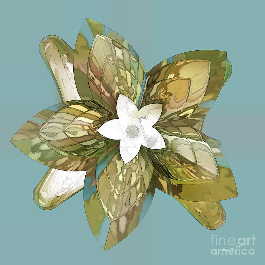 Flower Fantasy Digital Art by Deborah Benoit