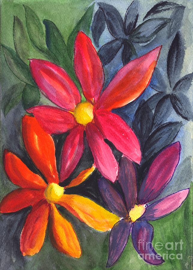 Flower Festival Painting by Carol Wisniewski